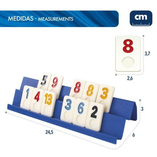 Juego de Mesa CB Games Rummi 24,5 x 3 x 6 cm (112 Piezas) (6 Unidades) [1]
