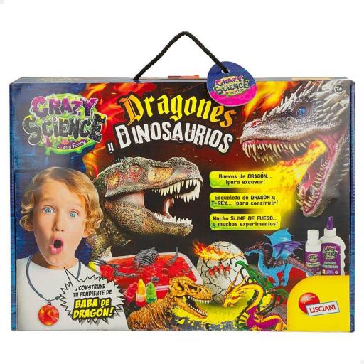 Juego de Ciencia Lisciani Giochi Dragones y dinosaurios ES (6 Unidades) [1]