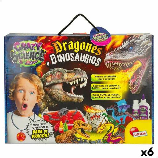 Juego de Ciencia Lisciani Giochi Dragones y dinosaurios ES (6 Unidades)