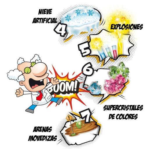Juego de Ciencia Lisciani Giochi El gran laboratorio del científico loco ES (4 Unidades) [3]