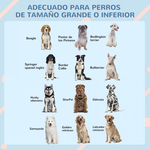  Casa para Perros 84,2x98,2x82 cm con Patrón de Ventana y Techo de Tejas de Imitación para Perros Grandes Gris y Blanco [3]