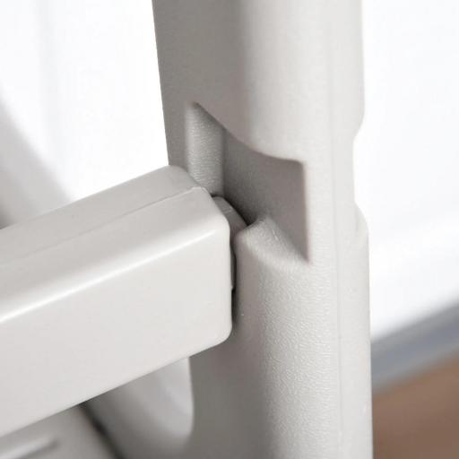 Torre de Aprendizaje para Niños Taburete Infantil con Altura Ajustable en 3 Posiciones para Cocina Baño 47x47x90 cm Gris [4]