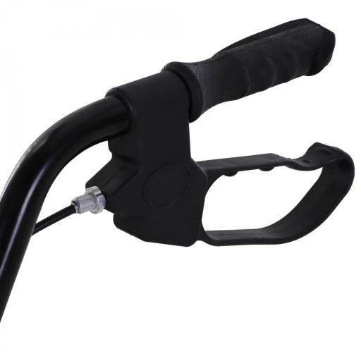 Andador para Adultos Plegable Con Almacenaje Asiento y Frenos 65x53x79-89 cm Azul y Negro [2]