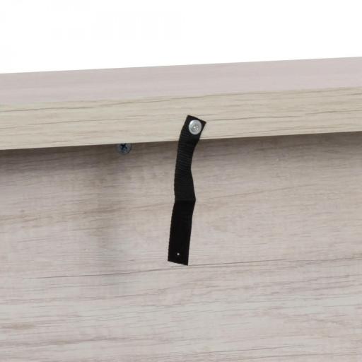 Chimenea Eléctrica 1800W con Efecto de Llama Mando a Distancia Temporizador Semanal para Sala 30 m² Madera Clara [6]