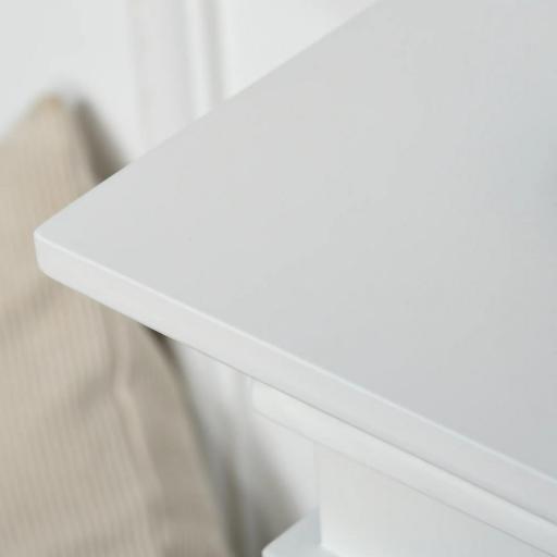 Chimenea Eléctrica con Calefacción 1800W Efecto de Llama con Control Remoto Temporizador 120x24x80 cm Blanco [6]