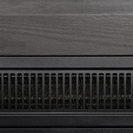 Chimenea Eléctrica 1800W con Efecto de Llama Mando a Distancia Temporizador Semanal para Sala 30 m² Gris Oscuro [6]