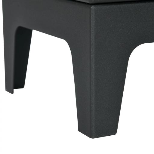 Chimenea de Etanol 7000BTU Chimenea de Bioetanol de Acero Tanque de 0,9 L Tiempo de Combustión 3H 39x26x54 cm Negro [7]