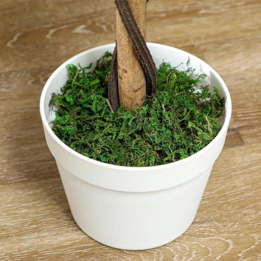 Árbol artificial, Planta artificial en maceta de cemento, Planta artificial [3]