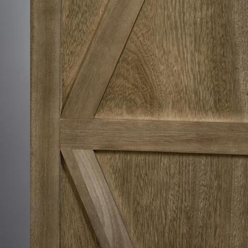 Biombo Separador de Ambientes de 4 Paneles Biombo Plegable 182x170 cm para Salón Dormitorio Oficina Marrón Grisáceo [7]