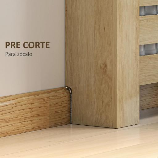 Cubre Radiadores de MDF con Cajón Cubierta para Radiador para Salón Dormitorio Pasillo 78x19x95,5 cm Roble [7]