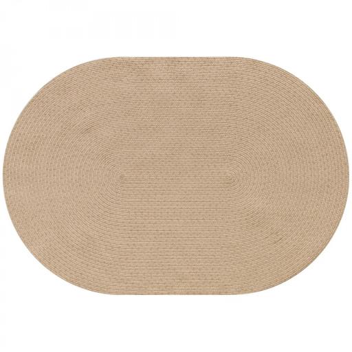 Alfombra Salón 170x120 cm Lavable en Lavadora Tejido a Mano Estilo Rústico Tapete para Sala de Estar Dormitorio Beige [11]