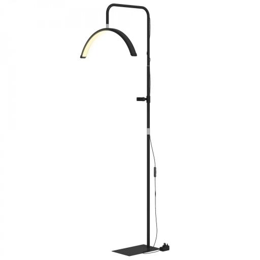 Lámpara Pestañas Media Luna con Cabeza Giratoria 350° 7 Temperaturas de Color Brillo Ajustable Soporte para Teléfono [8]