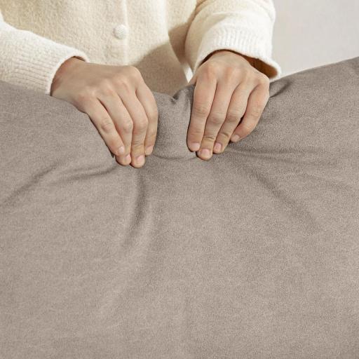 Sillón Reclinable con Motor sin Escobillas Reposapiés Tapizado Resistente y Bolsillos Laterales 80x83x104 cm Marrón [7]