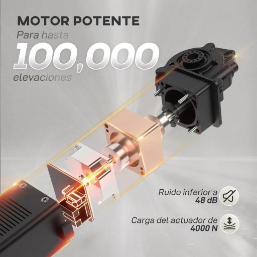 Sillón Reclinable con Motor sin Escobillas Reposapiés Tapizado Resistente y Bolsillos Laterales 80x83x104 cm Gris [2]