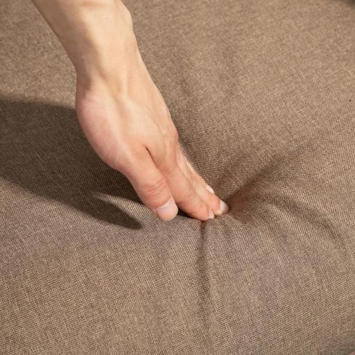 Sillón Reclinable Manual Sofá Individual con Reclinación hasta 155º Carga 150 kg Marrón [7]