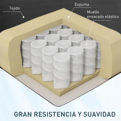 Sillón de Masaje Reclinable con Mando a Distancia 2 Zonas de Masaje y Tapizado en Tejido de Ante 78x83x101 cm Negro [2]