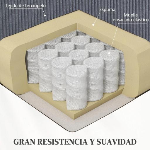 Sillón Relax Reclinable Eléctrico Levanta Personas con Mando a Distancia y Bolsillos Laterales Sillón Elevador Gris [4]