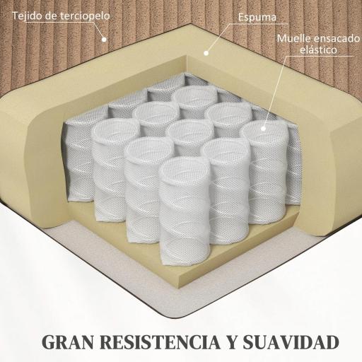 Sillón Relax Reclinable Eléctrico Levanta Personas con Mando a Distancia Puerto USB y Bolsillos Laterales Marrón [3]