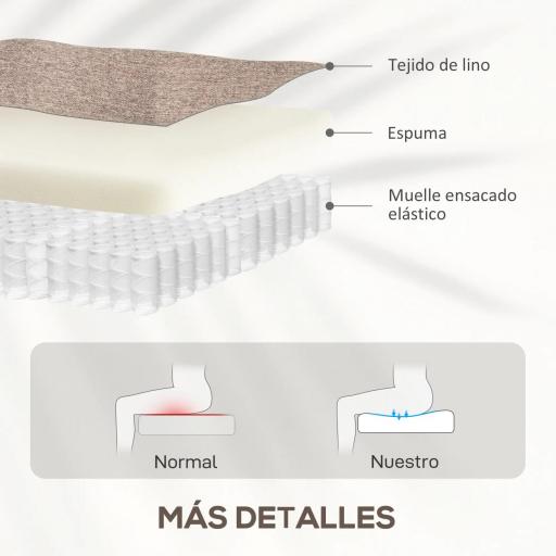 Sillón Relax Reclinable Eléctrico Levanta Personas con Respaldo Alto Capitoné Control Remoto Marrón Claro [3]