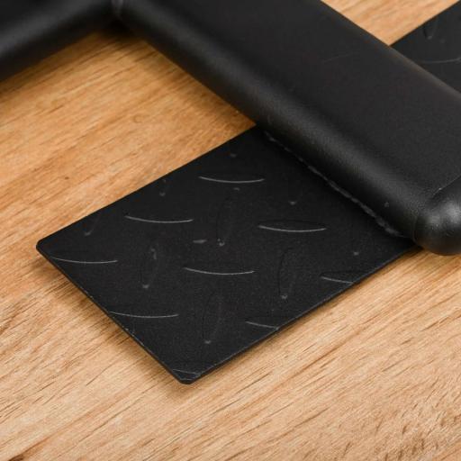 Máquina de Musculación con Estribo para Piernas Placas de Peso de 45 kg Carga Máx. 120 kg 150x110x210 cm Negro [7]