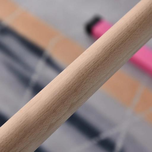 Barra de Gimnasia para Niños de +3 Años Barra de Entrenamiento Altura Ajustable 92-150 cm Carga 75 kg 194x121x150cm Rosa [5]