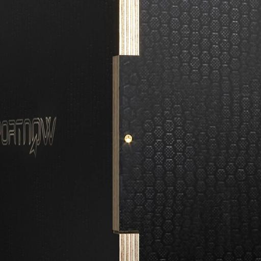 Cajón de Salto Pliométrico de Madera con Mangos Huecos Carga 120 kg para Casa Oficina Gimnasia 40,5x35,5x30,5 cm Negro [4]