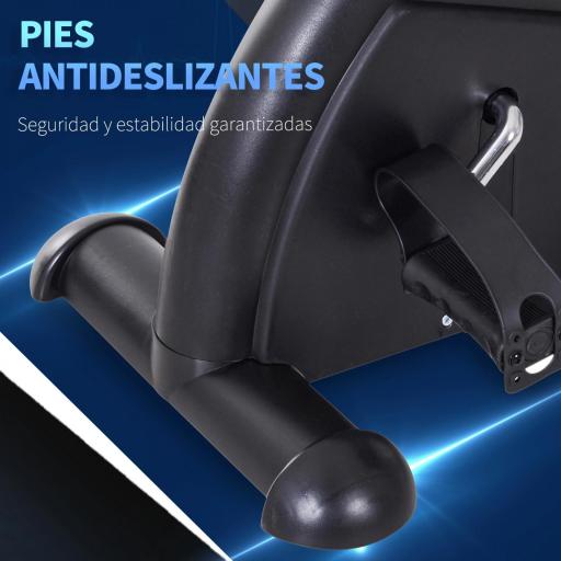 Minibicicleta Estática Pedalier de Metal Aparato de Ejercicios 2 en 1 Brazos y Piernas Resistencia Ajustable Pantalla LCD para los Amantes del Fitness en Casa u Oficina 35x40x31cm [3]