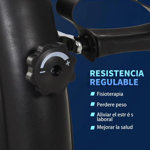 Minibicicleta Estática Pedalier de Metal Aparato de Ejercicios 2 en 1 Brazos y Piernas Resistencia Ajustable Pantalla LCD para los Amantes del Fitness en Casa u Oficina 35x40x31cm [5]