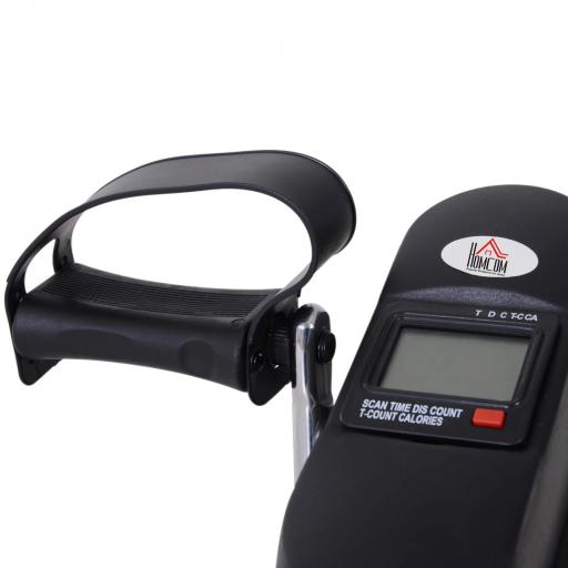 Minibicicleta Estática Pedalier de Metal Aparato de Ejercicios 2 en 1 Brazos y Piernas Resistencia Ajustable Pantalla LCD para los Amantes del Fitness en Casa u Oficina 35x40x31cm [6]