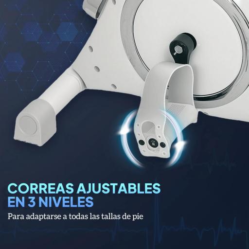 Mini Bicicleta Estática con Resistencia Magnética Pantalla LCD y Pedales Antideslizantes para Ejercitar Brazos y Piernas [6]