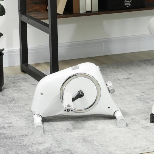 Mini Bicicleta Estática con Resistencia Magnética Pantalla LCD y Pedales Antideslizantes para Ejercitar Brazos y Piernas [7]