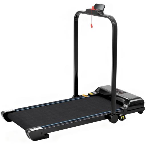 Cinta de Correr Cinta de Andar Plegable 2,5 HP con Pantalla LED Velocidad Ajustable Max. 10 km/h Control Remoto Negro [8]