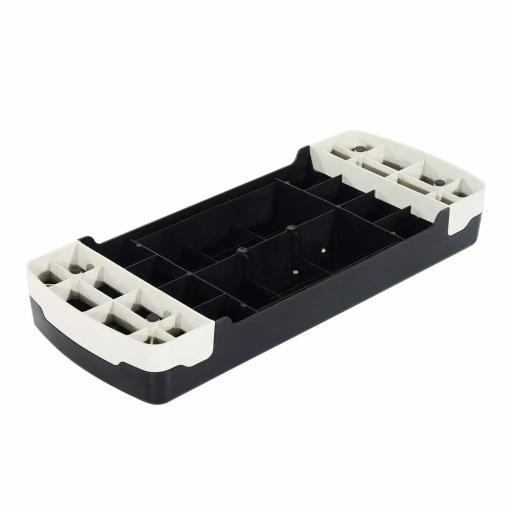 Step para Fitness Stepper Aeróbic Step de Aeróbic Antideslizante con Altura Regulable 2 Niveles de 10/15 cm Carga 150 kg para Ejercicio en Casa Gimnasio 68x29x15 cm Negro y Rojo [5]