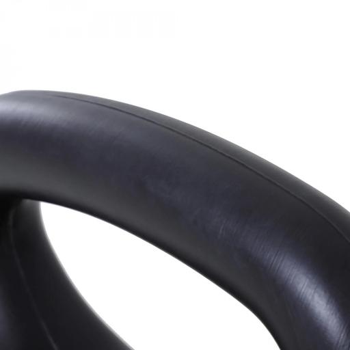 Pesa Rusa de 12 kg Kettlebell Relleno de Arena con Mango Ancho Antideslizante para Entrenamiento 27x21x31 cm Negro [6]