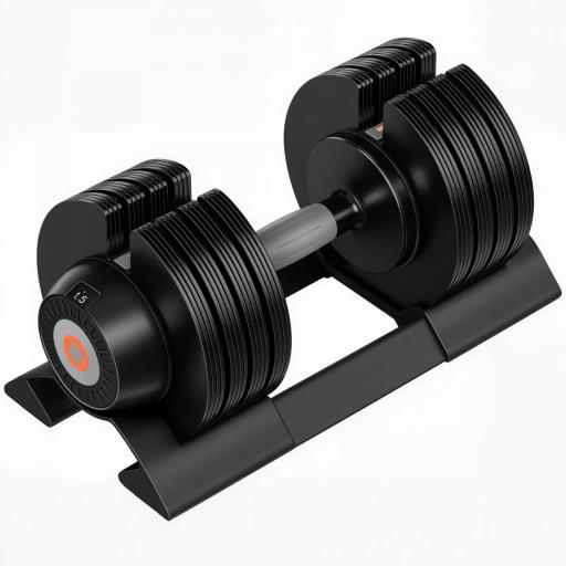 Mancuerna Ajustable 4 en 1 20 kg Ajuste Rápido de Peso con Base de Almacenaje Mango Antideslizante para Gimnasio en Casa [8]