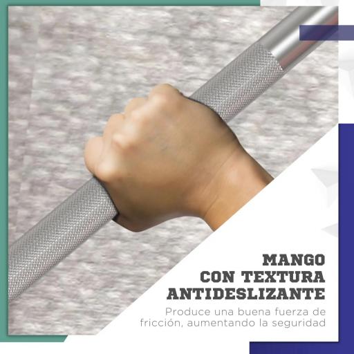 Set de Musculación con 1 Barra y 6 Discos Barra de Pesas 30 kg con Mancuernas para Entrenamiento 170x26x26 cm Rojo [2]