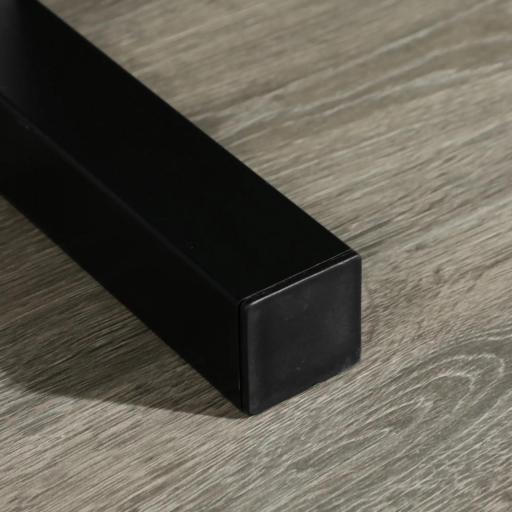 Estante para Mancuernas de 2 Niveles Soporte de Almacenamiento para Mancuernas Acero Carga 270 kg 94x52,5x82 cm Negro [8]