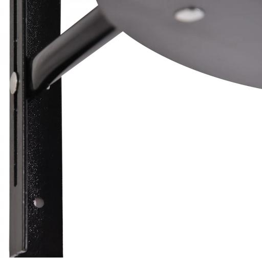 Pera de Boxeo con Soporte de Pared Giratorio para Practicar Técnica y Reflejos 60x73x80 cm Negro y Rojo [7]