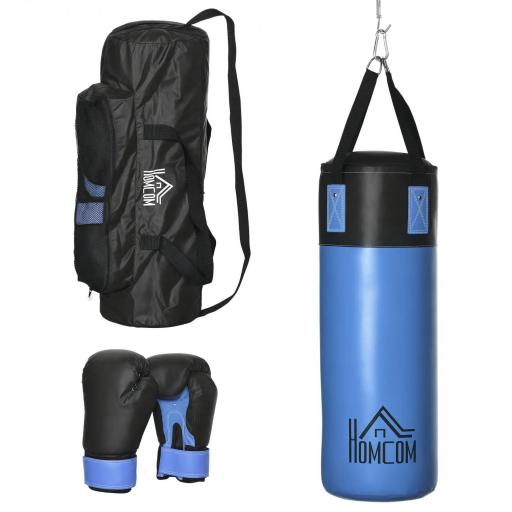 Saco de Boxeo Profesional, Punching Bag 72 cm con Guantes de 8 oz Gancho y Bolsa de Almacenaje, Saco de Arena para MMA, Karate, Taekwondo y Entrenamiento en Gimnasio en Casa [8]