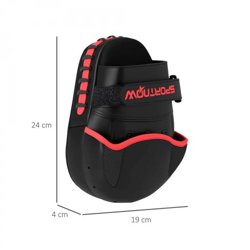 Manopla de Boxeo Paos Muay Thai MMA Curvadas para Entrenamiento Karate Taekwondo Kickboxing Training Negro [1]