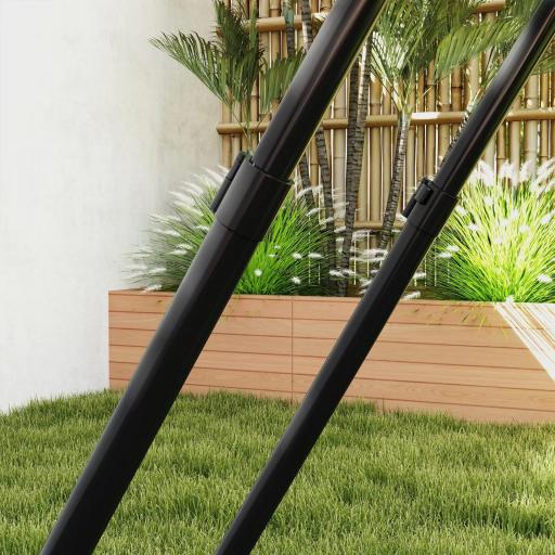 Red de Rebote Plegable con Ángulo Ajustable para Entrenamiento de Fútbol Béisbol y Más 128x118x108-120 cm Negro [7]