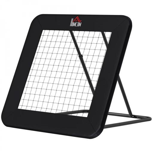 Red de Rebote Plegable con Ángulo Ajustable para Entrenamiento de Fútbol Béisbol y Más 128x118x108-120 cm Negro [8]
