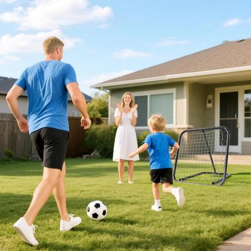 Red de Rebote Plegable Reboteador Ajustable en Ángulo de 5 Niveles para Entrenamiento de Fútbol Tenis Béisbol Deportes 78x84x65-78 cm Negro [3]