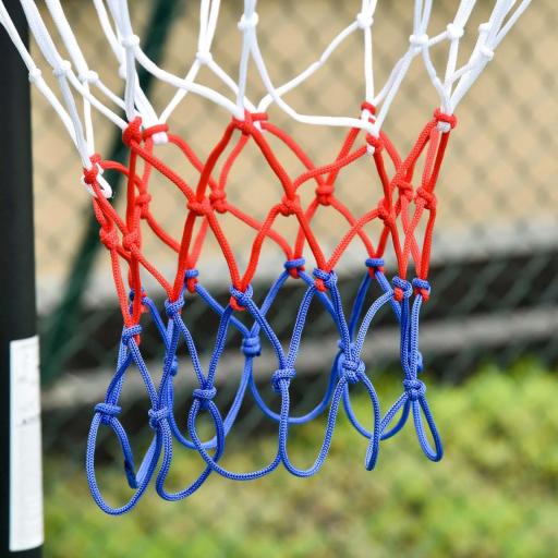 Canasta de Baloncesto Ajustable de 205-261 cm Aro de Baloncesto Portátil con Soporte de Acero Base Rellenable y 2 Ruedas de Transporte para Niños y Adultos Rojo Negro [6]