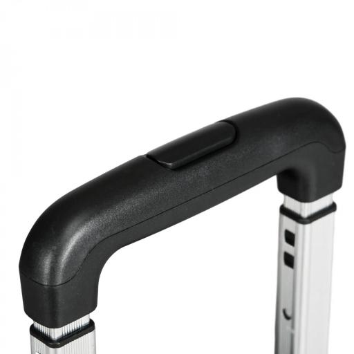 Carrito de la Compra Plegable con 2 Ruedas para Subir Escaleras Ángulo y Longitud de Mango Ajustable 48x43x95 cm Negro [5]