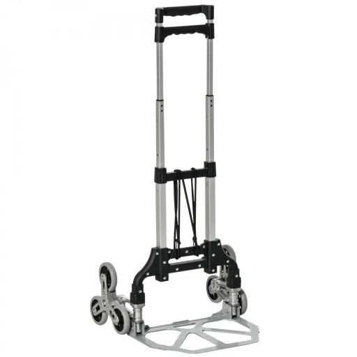 Carretilla de Mano Portátil para Escalera con Ruedas Carga 70kg Carretilla Plegable para Entrega Almacenes Mercado Viajar Mudarse [8]