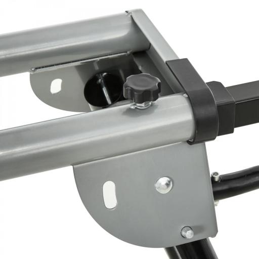 Soporte Universal para Sierra Ingletadora Plegable con Distancia de Trabajo Ajustable Fácil de Transportar y Almacenar 123,5-245x73x96 cm Negro [7]