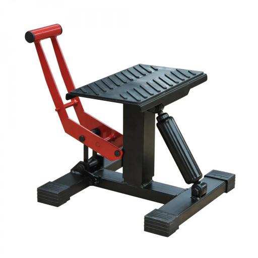 Caballete Elevador Universal Altura Ajustable 245-355 mm para Moto tipo Soporte de Motocross para Aparcar o Reparar Amortiguamiento Acero [9]