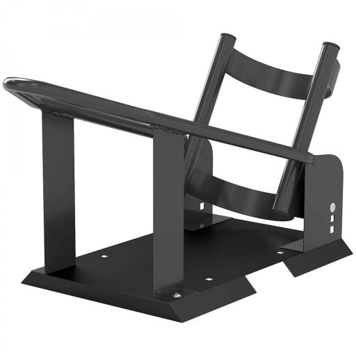 Soporte para Rueda Delantera de Motocicleta Carga 816,5 kg Robusta con Altura Ajustable para Ruedas Ø38,1-53,34 cm Negro [9]