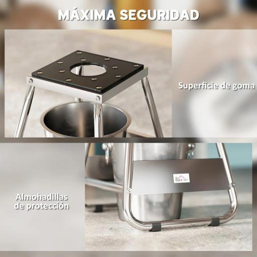 Caballete Tipo Soporte Elevador de Motocross Desmontable de Acero Carga 500 kg con Plataforma de Goma para Reparación [2]